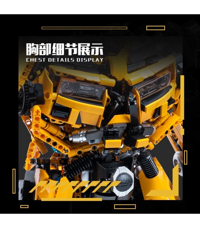 KBOX V5007 Transformers Bumblebee DJ-Rambo Man Bausteine Spielzeugset