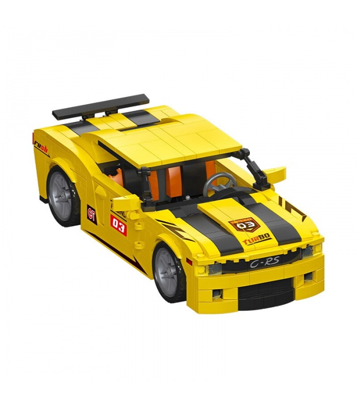 JIE STAR 92009 Camaro RS Pull-Back Car Building Blocks Toy Set