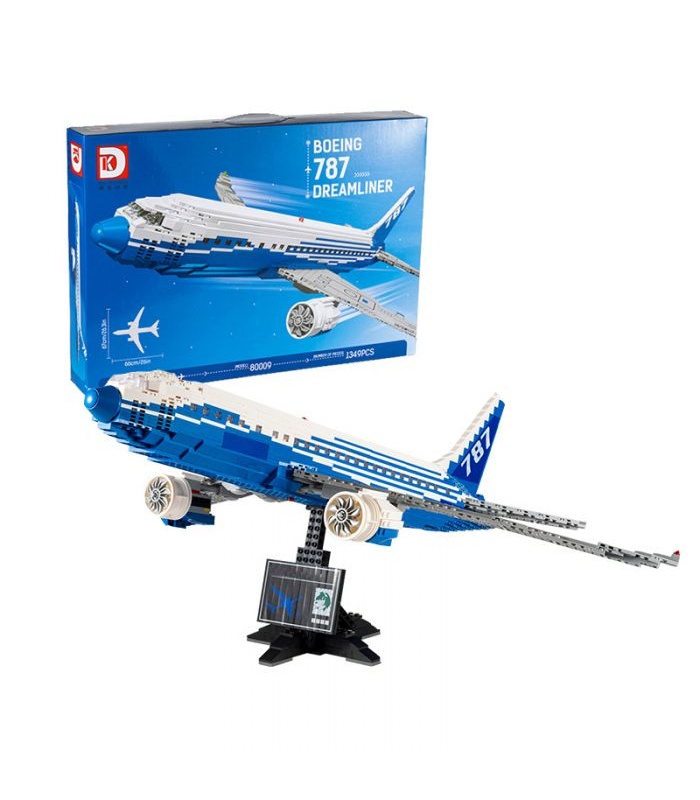 Custom Boeing 787 Dreamliner Airliner Building Blocks Toy Set