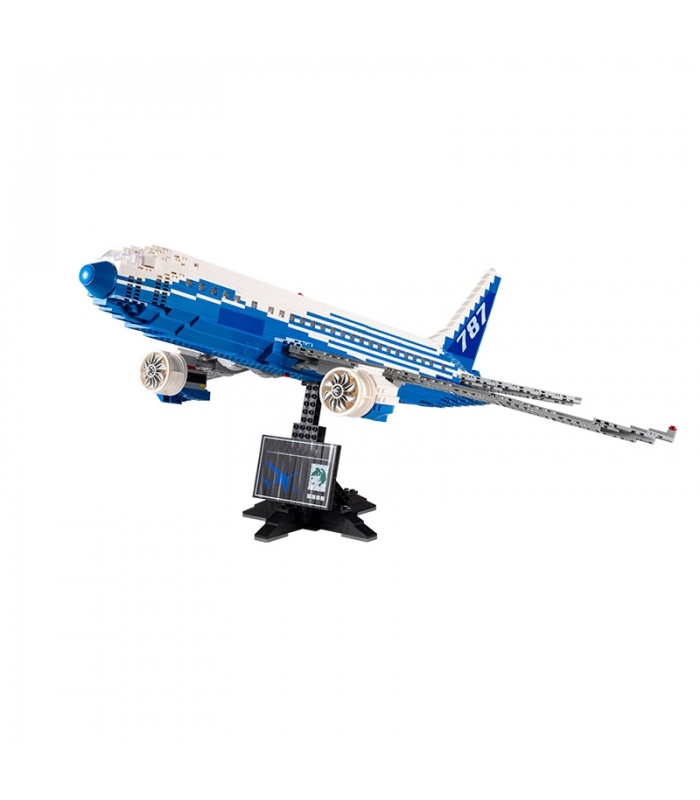 Custom Boeing 787 Dreamliner Airliner Building Blocks Toy Set