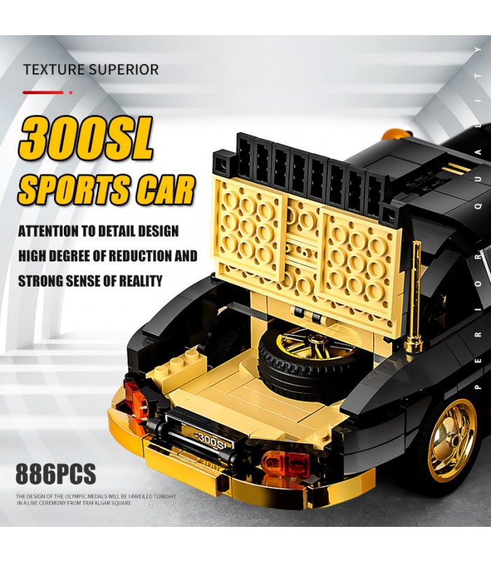 MOULD KING 10005 Variety Creative Series 300SL Sports Car Building Blocks Toy Set