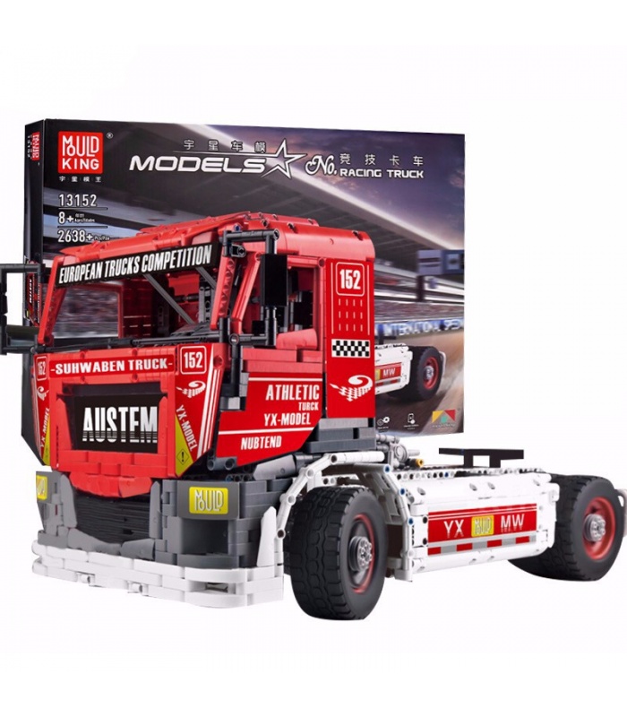 MOLD KING 13152 Big Racing Truck Bausteine-Spielzeug-Set