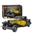 MOLD KING 13080 Bugatti 50T Juego de juguetes de bloques de construcción de automóviles clásicos