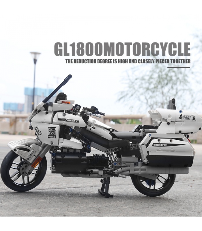 MOLD KING 23001 Honda Gold Wing GL1800 Juego de bloques de construcción para motocicleta