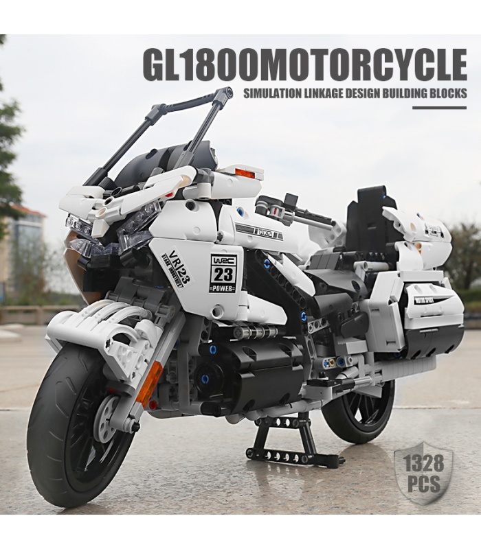 MOLD KING 23001 Honda Gold Wing GL1800 Juego de bloques de construcción para motocicleta