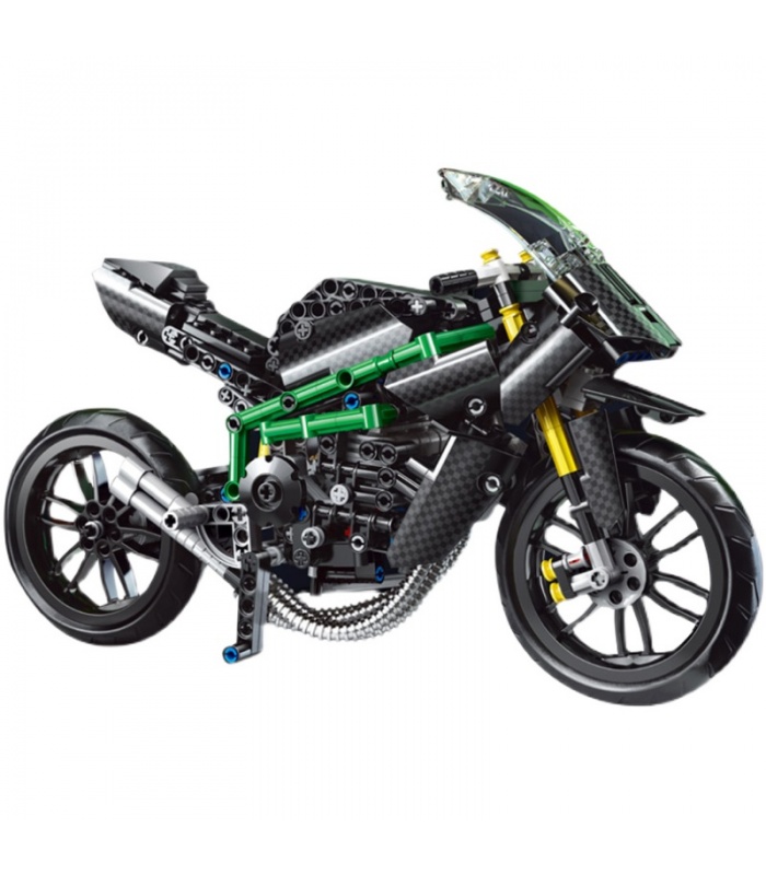 MOLD KING 23002 Kawasaki H2-R Juego de juguetes de bloques de construcción de motocicleta