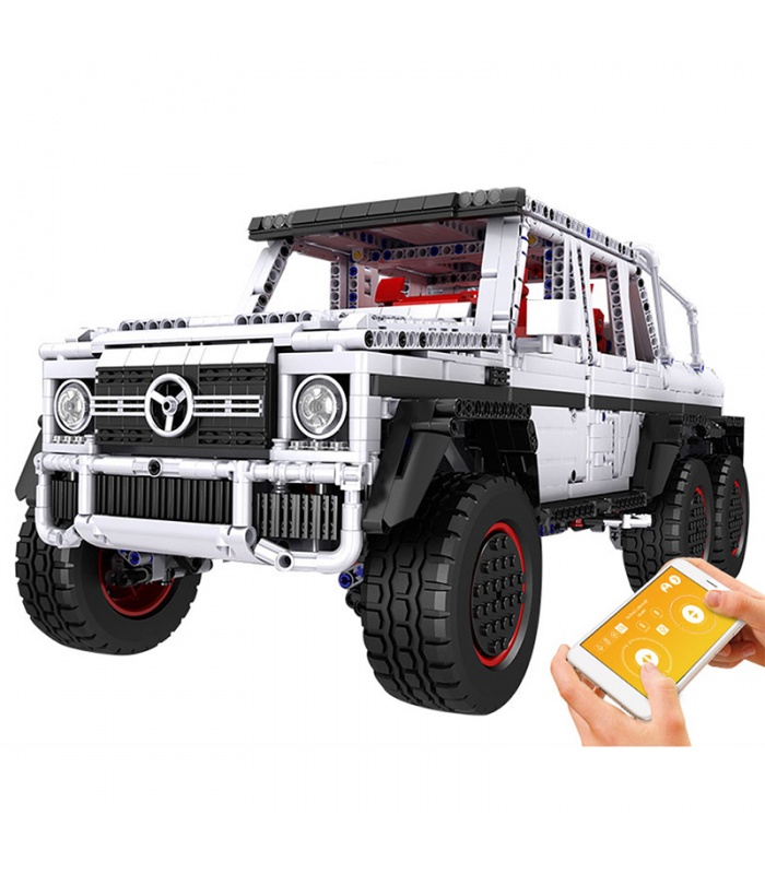 MOULD KING 13061 G700 6x6 SUV Off-Road Truck Remote Control Car Building Blocks Toy Set