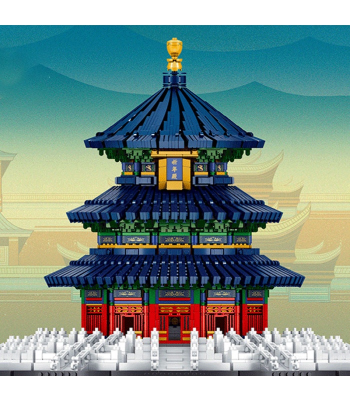 MOULD KING 22009 Famous Building Series Temple of Heaven Building Blocks Toy Set