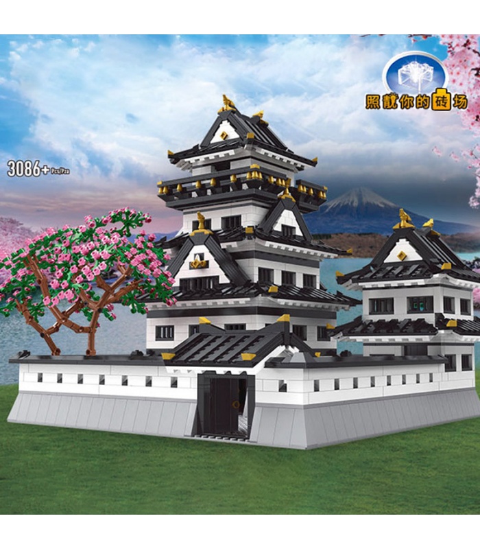 MOLD KING 22006 Himeji Castle Ustar Nazuki Juego de bloques de construcción de juguete