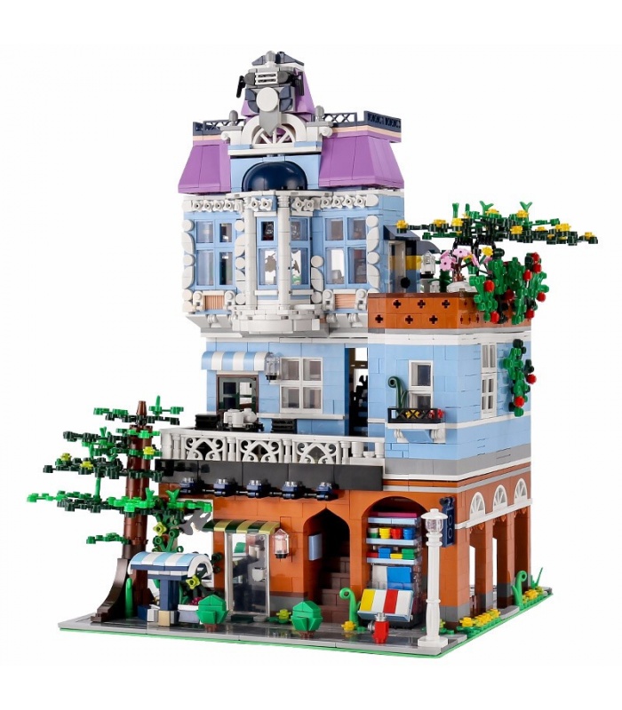 MOLD KING 16004 Coffee Shop avec LED Lights Building Blocks Toy Set