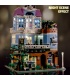 MOLD KING 16004 Coffee Shop avec LED Lights Building Blocks Toy Set