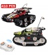 MOULD KING 13024 High-speed Tracked Vehicle Series Red Assault Building Blocks Toy Set