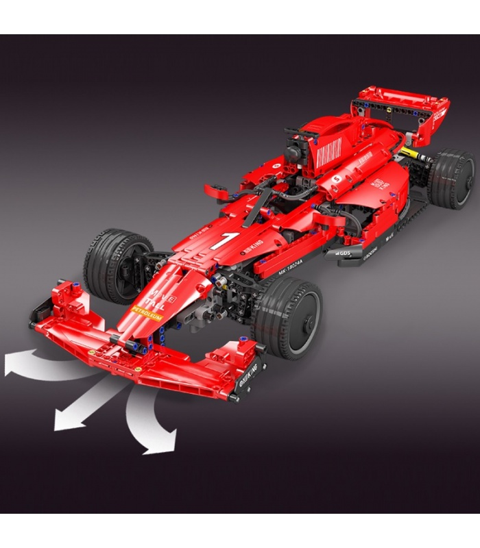 MOLD KING 18024A Formula One F1 Red Furious Racing Building Blocks Juego de juguetes