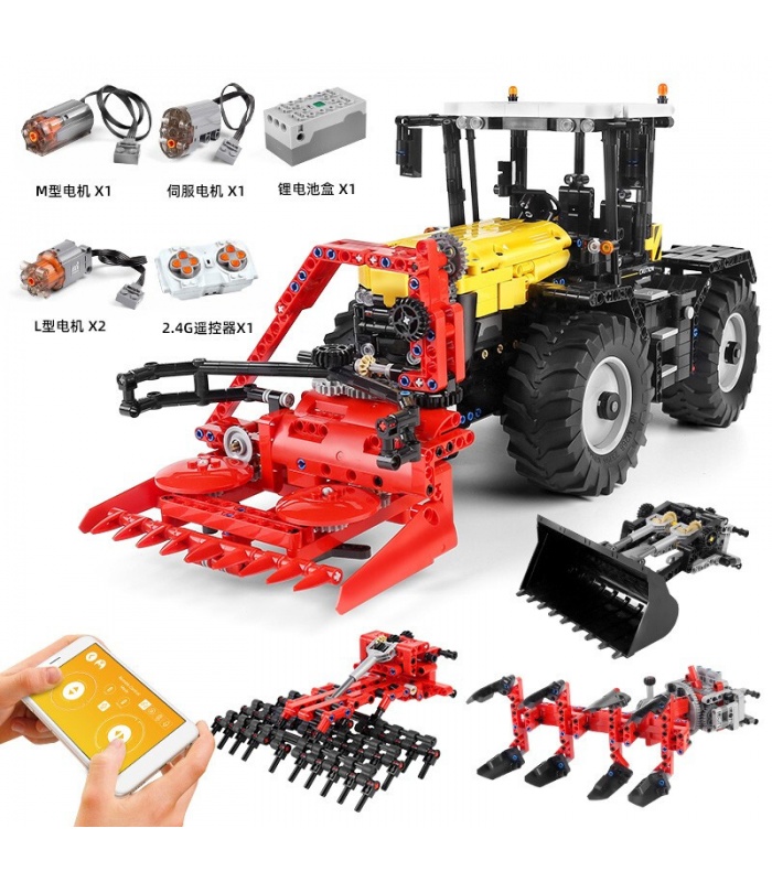 MOLD KING 17019 Tracteur Fastrac 4000er Télécommande Blocs de Construction Ensemble de