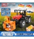 MOLD KING 17020 Roter Traktor Fastrac 4000er Fernbedienung Bausteine-Spielzeug-Set