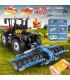 MOLD KING 17020 Red Tractor Fastrac4000erリモートコントロールビルディングブロックおもちゃセット