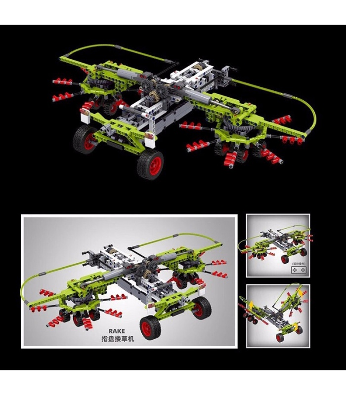 MOLD KING 17021 Traktor-Ergänzungspaket Bausteine-Spielzeug-Set