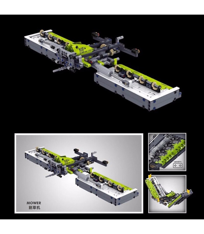 MOLD KING 17021 Traktor-Ergänzungspaket Bausteine-Spielzeug-Set