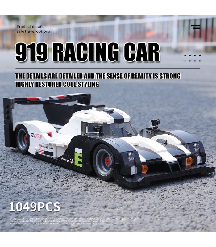 MOLD KING 10002 Der 919 Formel Super Rennwagen Modellbauklötze Spielzeugset