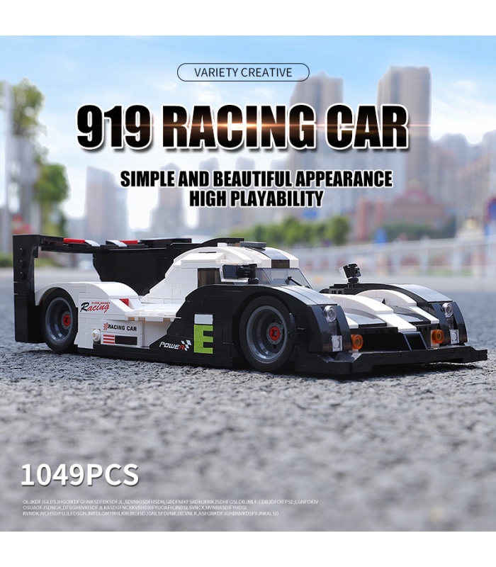 MOLD KING 10002 Der 919 Formel Super Rennwagen Modellbauklötze Spielzeugset