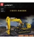 MOULD KING 17032 Yellow Mechanical Excavator Remote Control Building Block Toy Set