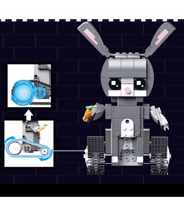 Moule King 13045 Judy Rabit Walking Brick Télécommande Building Blocks Toy Set