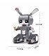 Moule King 13045 Judy Rabit Walking Brick Télécommande Building Blocks Toy Set