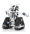 MOLD KING 15046 STEMRCコントロールトランスボットモデルビルディングブロックおもちゃセット