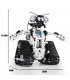 MOLD KING 15046 STEMRCコントロールトランスボットモデルビルディングブロックおもちゃセット