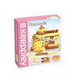 Keeppley K20810 Sanrio Series Pompompurin Shinning Pudding Shop Building Blocks Toy Set