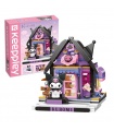 Keeppley K20812 Sanrio Series Kuromi Astological Cabin Juego de juguetes de bloques de construcción