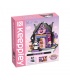 Keeppley K20812 Sanrio Series Kuromi Astological Cabin Juego de juguetes de bloques de construcción