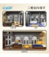 CADA C66009 Paris Restaurant Street View Architecture Series Building Blocks Toy Set