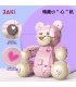 Jaki 8133 - Juego de juguetes de construcción con osito de peluche rosa, serie creativa