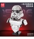 MOLD KING 21022 Stormtrooper Bust Juego de bloques de construcción de juguetes