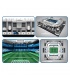 MOULD KING 22026 Football Field Santiago Bernabéu Stadium Building Blocks Toy Set