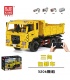 Mould King 17012 RC camión volquete de tres vías Control remoto juego de bloques de construcción de juguete