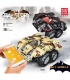 MOULD KING 13030 Bat Story Series Beige Bat Chariot Juego de bloques de construcción de juguete