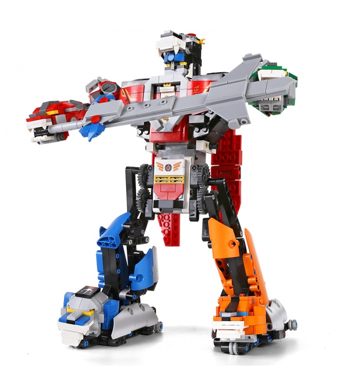 MOULDKING 15037 Voltron Robot Remote Control Building Blocks Toy Set