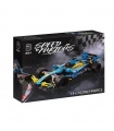 KBOX 10296 Blaues Ferrari F1 Formel-Rennwagenserien-Bausteinspielzeugset