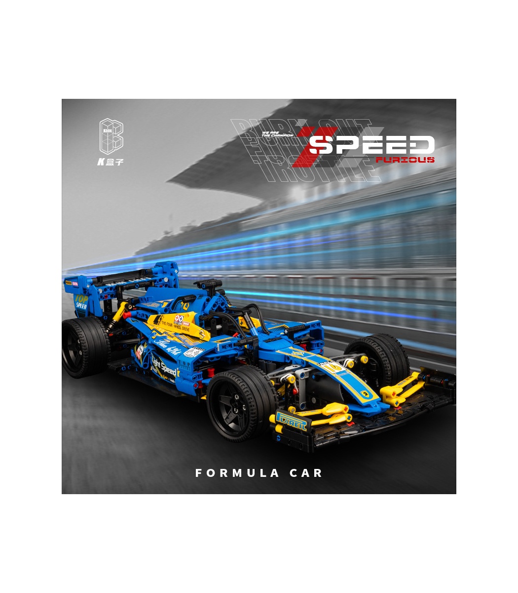 KBOX 10296 ブルー フェラーリ F1 フォーミュラ レーシング カー 