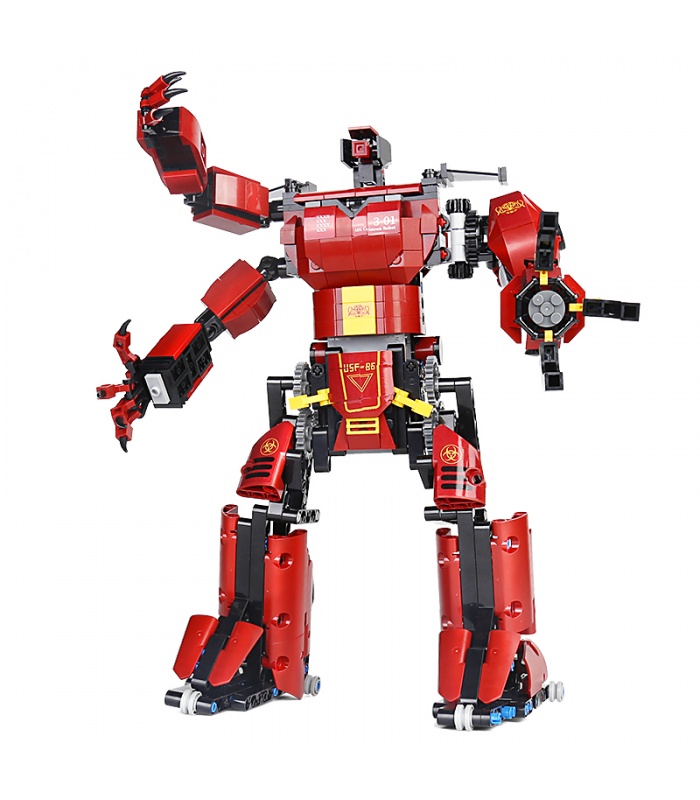 MOULD KING 15038 Crimson Robot Remote Control Building Blocks Toy Set