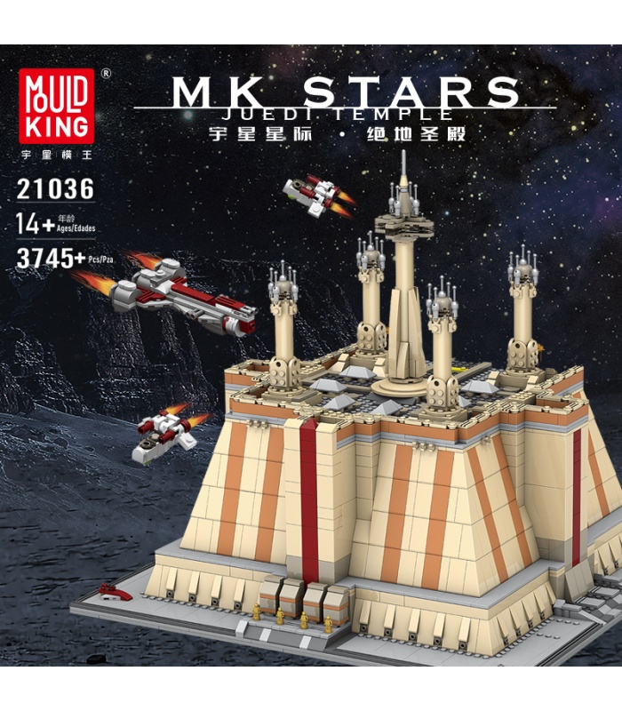 MOLD KING 21036 Jedi-Tempel, Star Wars-Serie, Bausteine-Spielzeugset