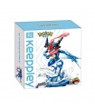 Keeppley K20215 Ash's Koga Ninja Frog Pokémon Series Juego de bloques de construcción de juguete