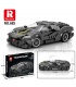 Reobrix 685 La Voiture Noire Sports Car Building Blocks Toy Set