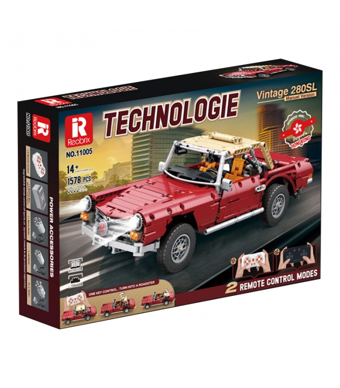 REOBRIX 11005 Mercedes-Benz 280SL Auto Technology Series Blocs de construction Ensemble de jouets