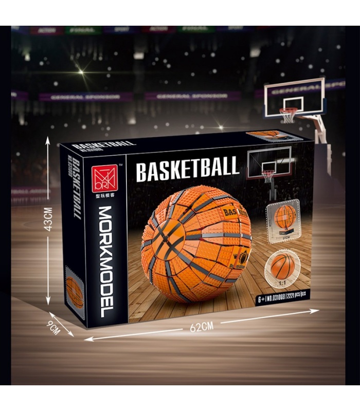 MORK 031008 Basketball Model Building Block Set