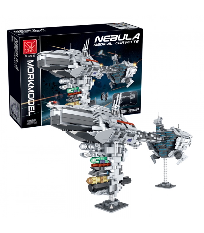 Mork 032001 NEBULA Medical Corvette - Juego de juguetes de bloques de construcción para coche