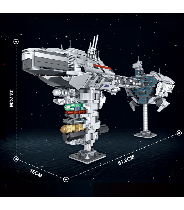 Mork 032001 NEBULA Medical Corvette - Juego de juguetes de bloques de construcción para coche