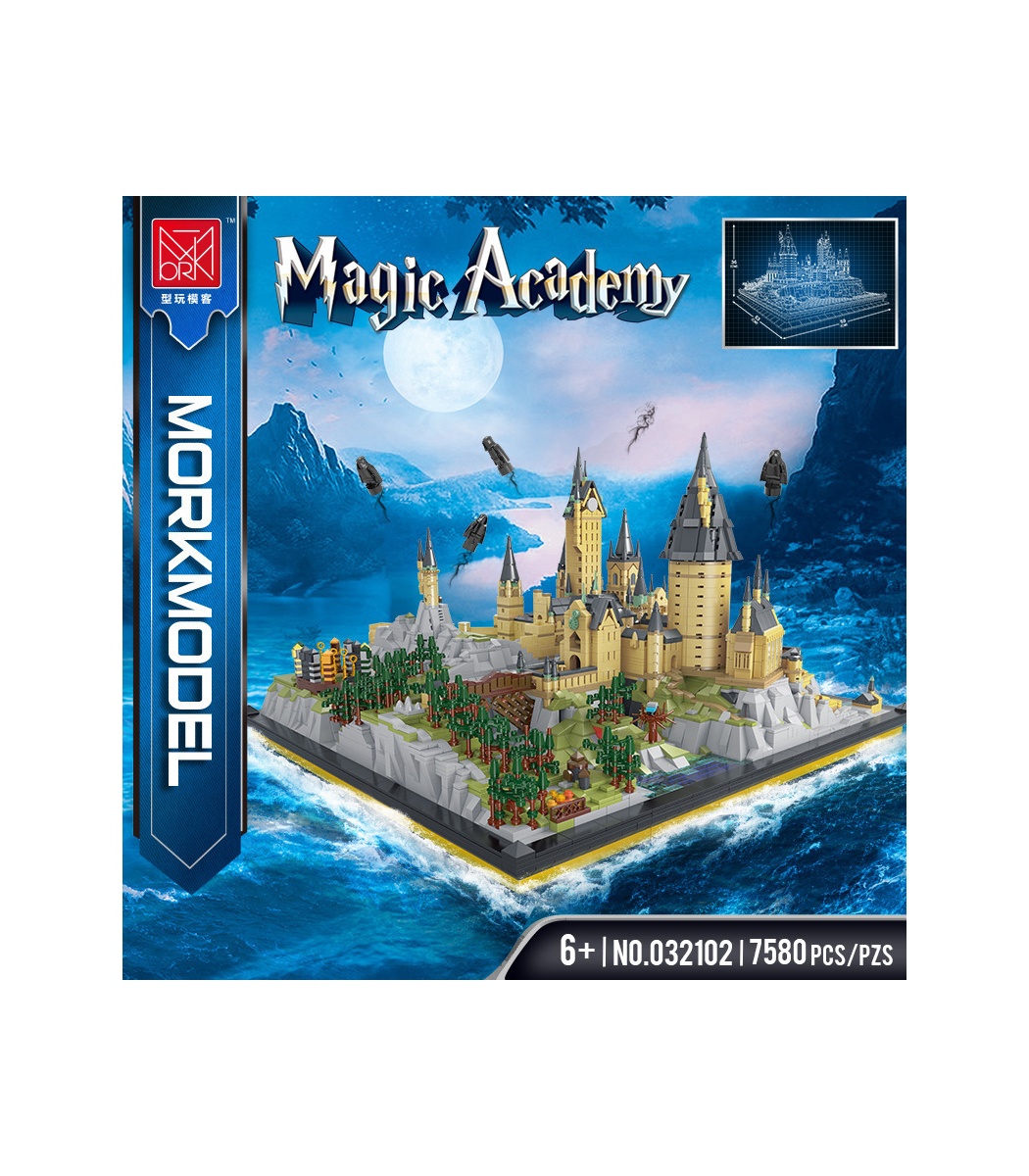 Cartoon blocks hogwarts discount castle